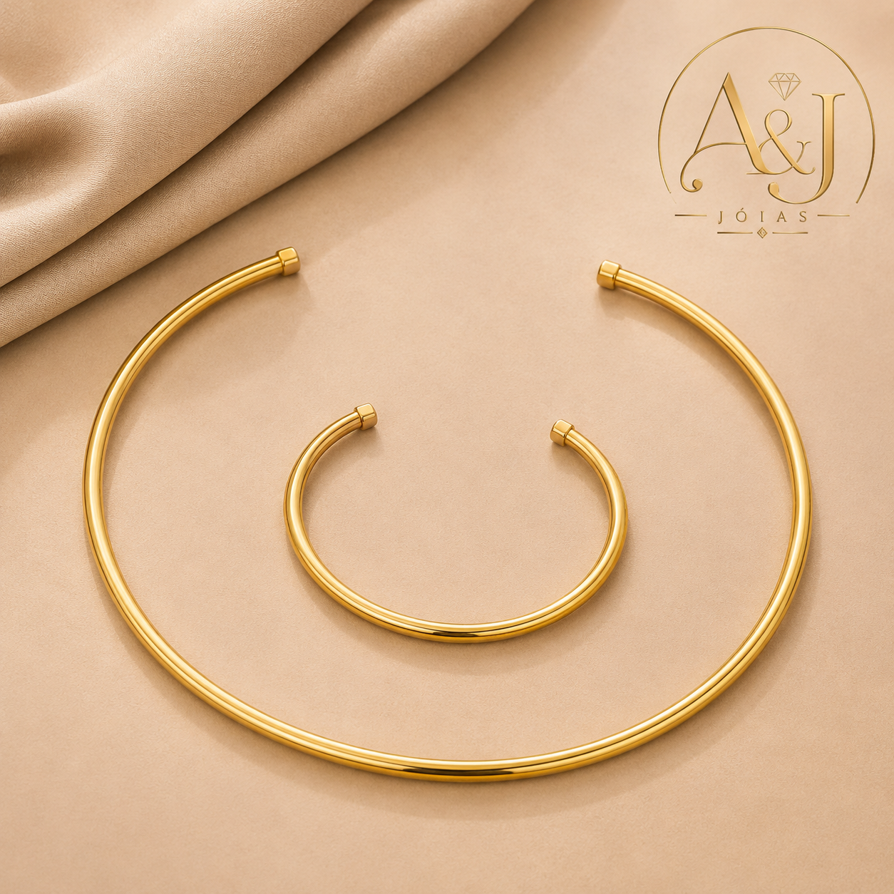 Conjunto Choker - Aro Redondo